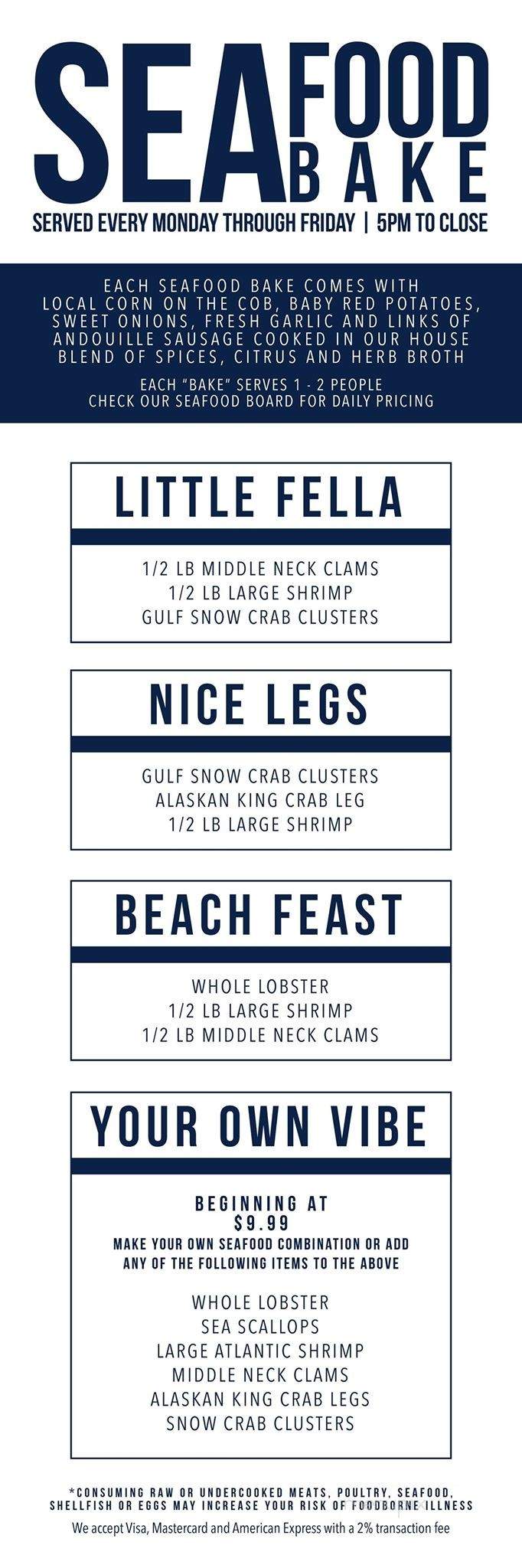 Benny's On The Beach - Lake Worth, FL menu_pic