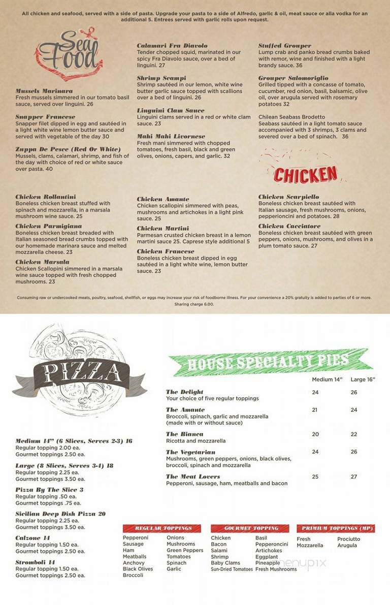 Bob's Pizza - Deerfield Beach, FL menu_pic