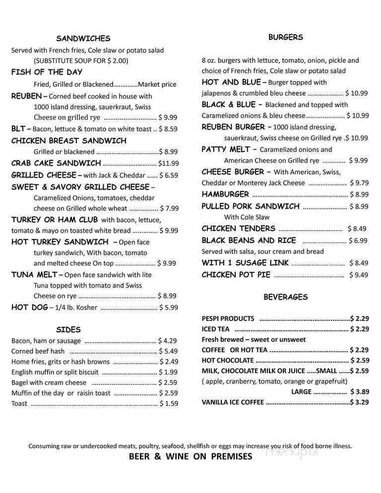 Cafe On Dearborn Street - Englewood, FL menu_pic