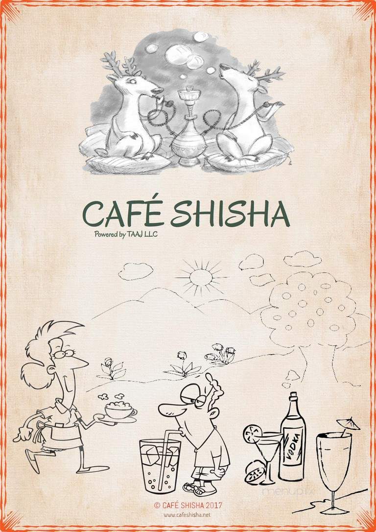 Cafe Shisha - Tallahassee, FL menu_pic