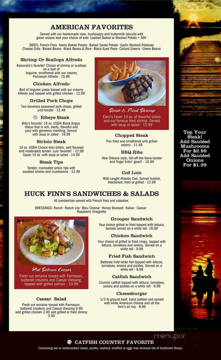 Catfish Country Restaurant - Bartow, FL menu_pic