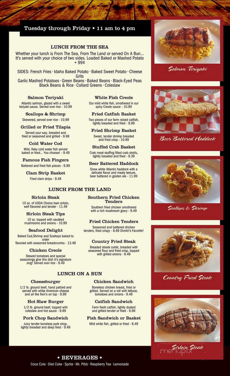 Catfish Country Restaurant - Bartow, FL menu_pic