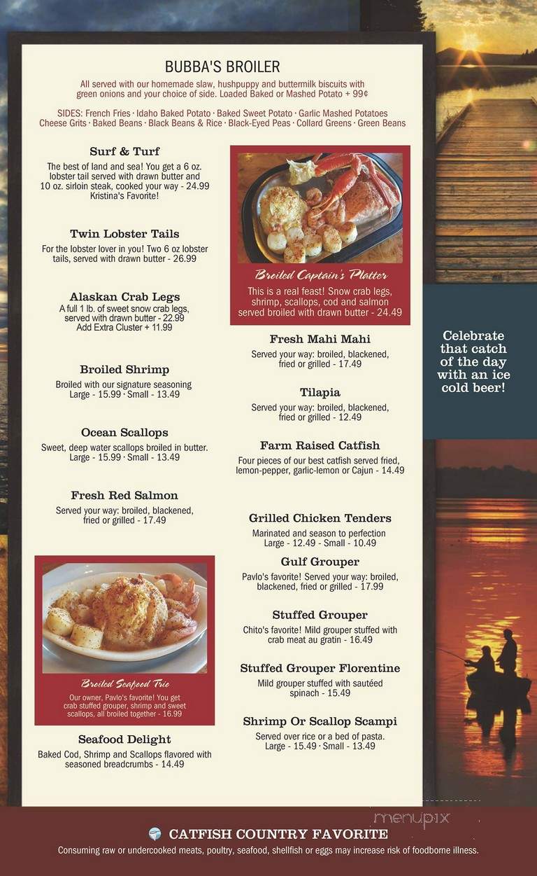 Catfish Country Restaurant - Bartow, FL menu_pic