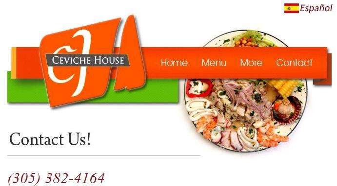 Ceviche House Restaurant - Miami, FL menu_pic