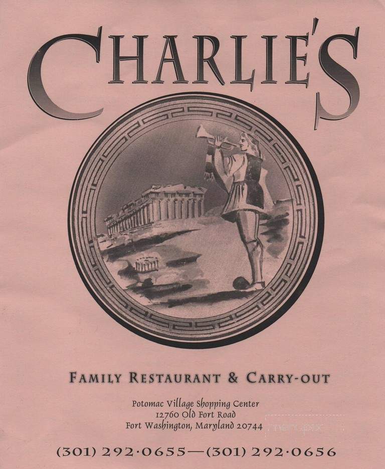 Charlie's Family Restaurant - Bradenton, FL menu_pic