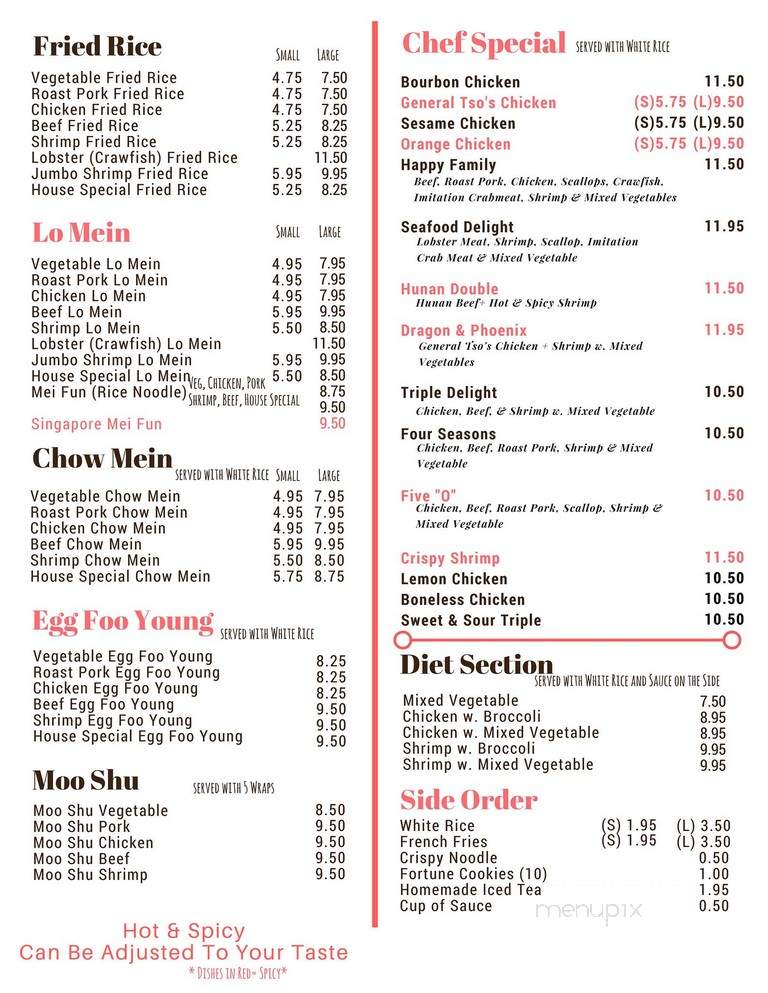 China One - Clearwater, FL menu_pic