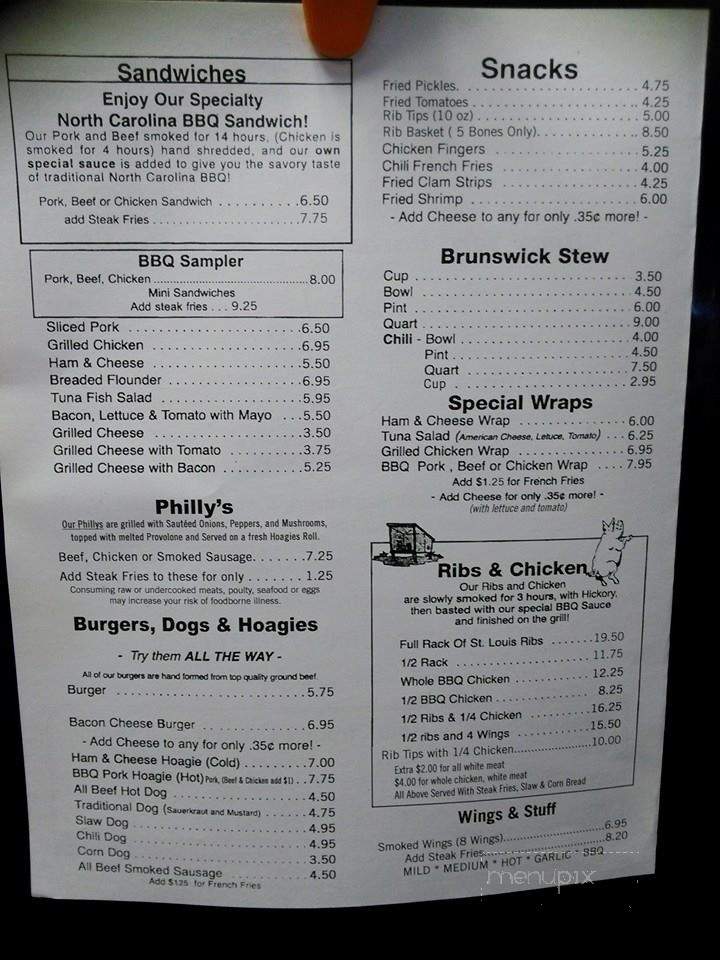 Dixie Pig Bar-B-Q - Oakland Park, FL menu_pic