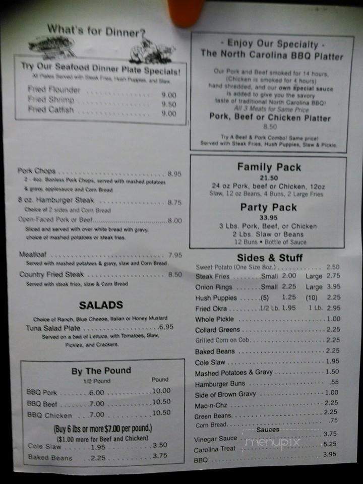 Dixie Pig Bar-B-Q - Oakland Park, FL menu_pic