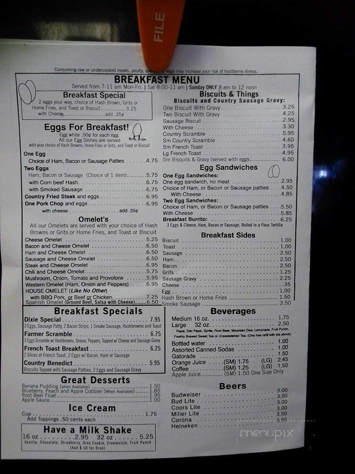 Dixie Pig Bar-B-Q - Oakland Park, FL menu_pic