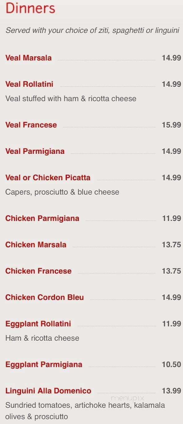 Domenico Italian Deli - Hialeah, FL menu_pic