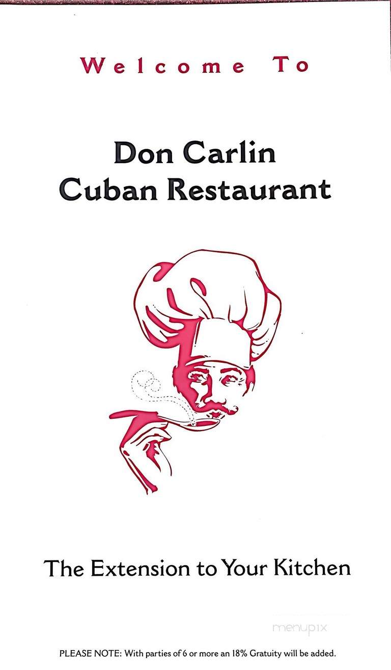 Don Carlin Restaurant - Sunrise, FL