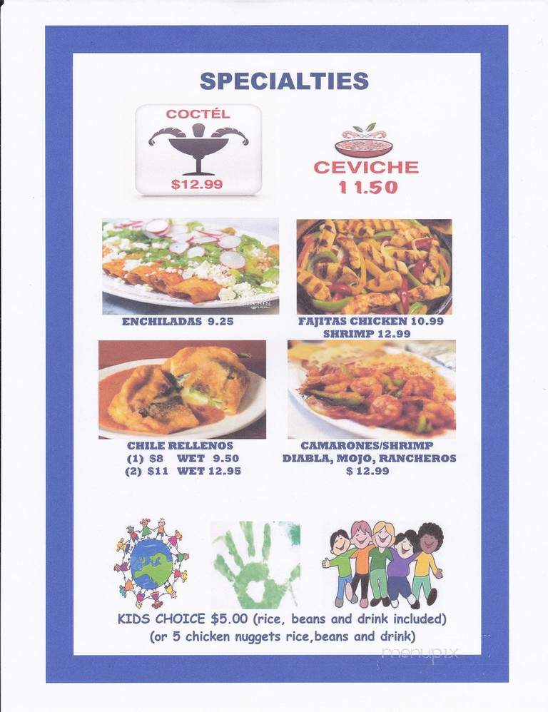 El Korita - Eustis, FL menu_pic