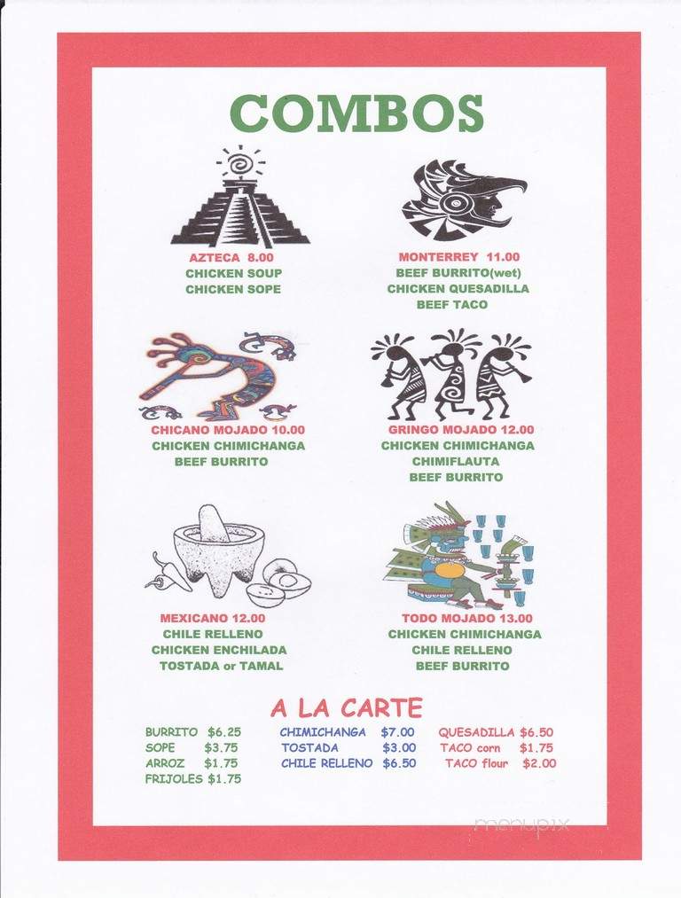 El Korita - Eustis, FL menu_pic