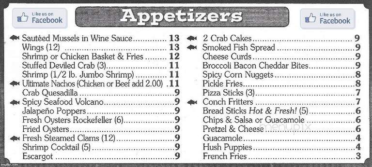 Fish Tales - St Petersburg, FL menu_pic