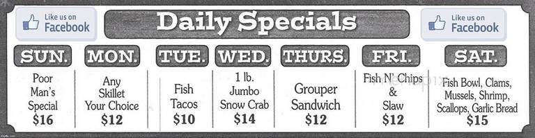 Fish Tales - St Petersburg, FL menu_pic