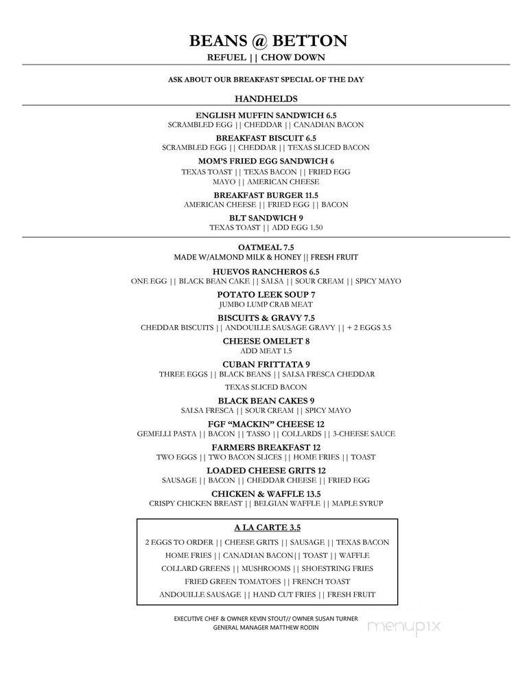 Food Glorious Food - Tallahassee, FL menu_pic