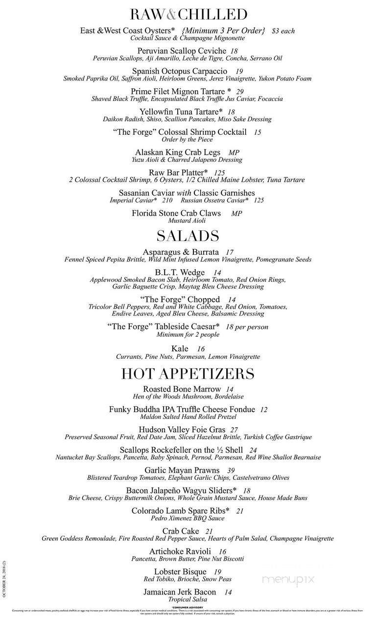 Forge Restaurant & Lounge - Miami Beach, FL