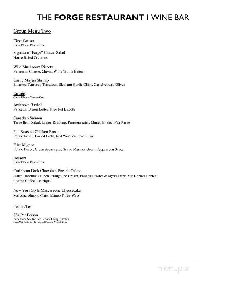 Forge Restaurant & Lounge - Miami Beach, FL