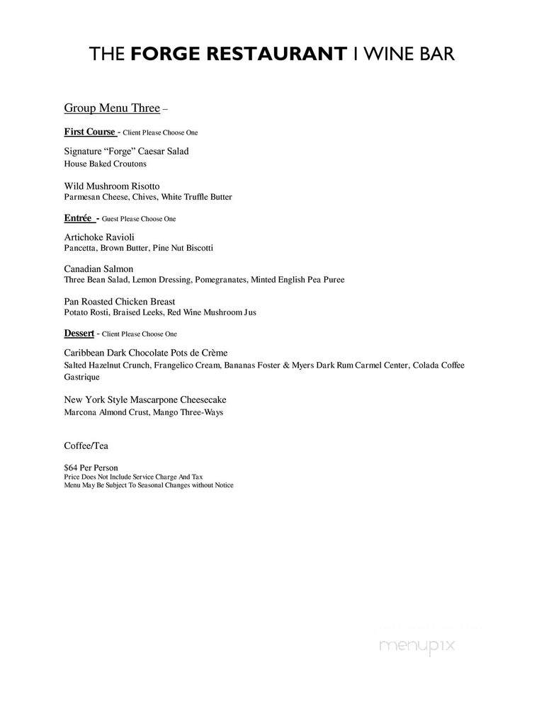 Forge Restaurant & Lounge - Miami Beach, FL