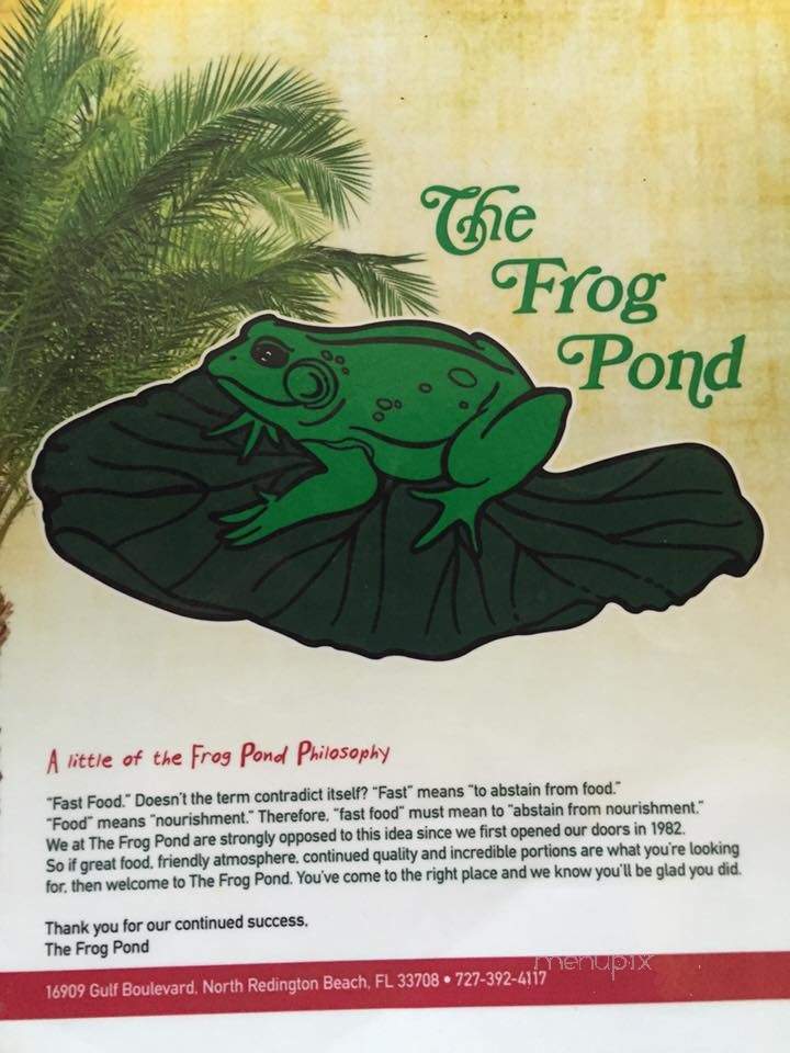 Frog Pond - North Redington Beach, FL