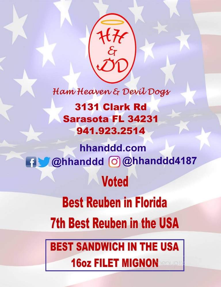 Ham Heaven & Devil Dogs - Sarasota, FL menu_pic