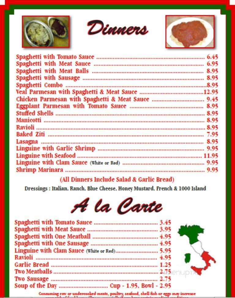 Heidi's Italian Restaurant - Inverness, FL menu_pic
