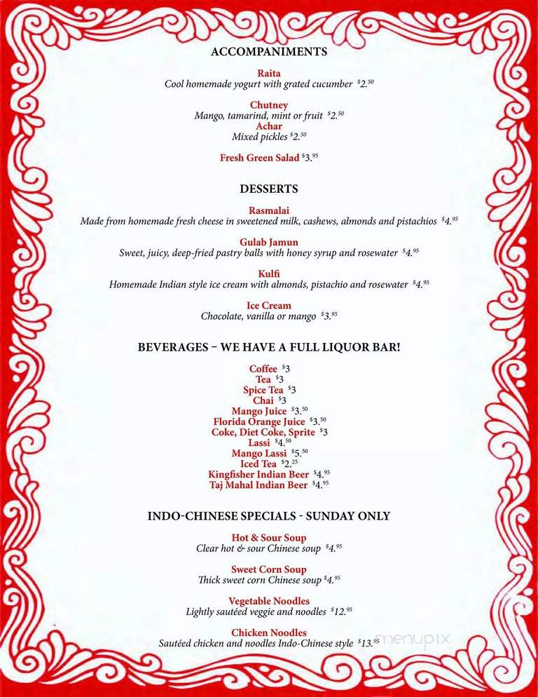 India Palace - Fort Myers, FL menu_pic