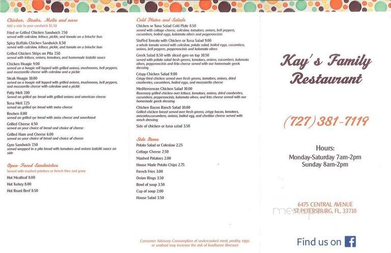 Kay's Kitchen Family Restaurant - St Petersburg, FL