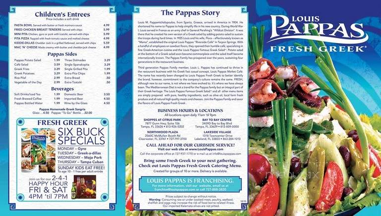 Louis Pappas Market Cafe - Tampa, FL