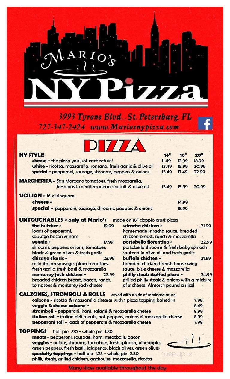 Mario's Pizza - St Petersburg, FL