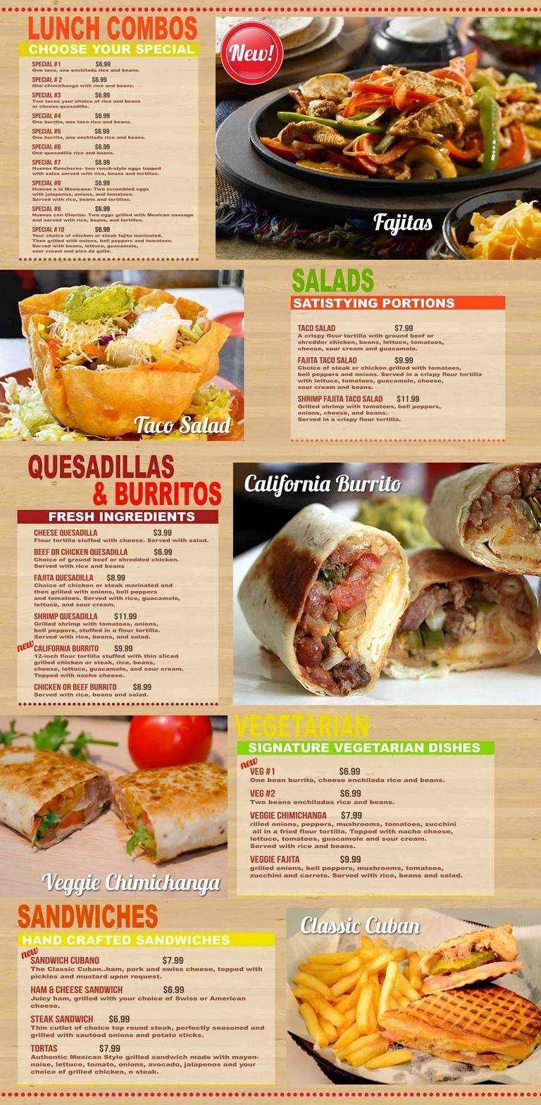 Takeria Mix - Jacksonville, FL menu_pic