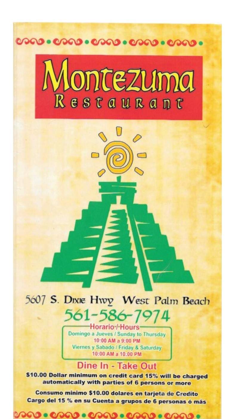 Montezuma Mexican Restaurant - West Palm Beach, FL