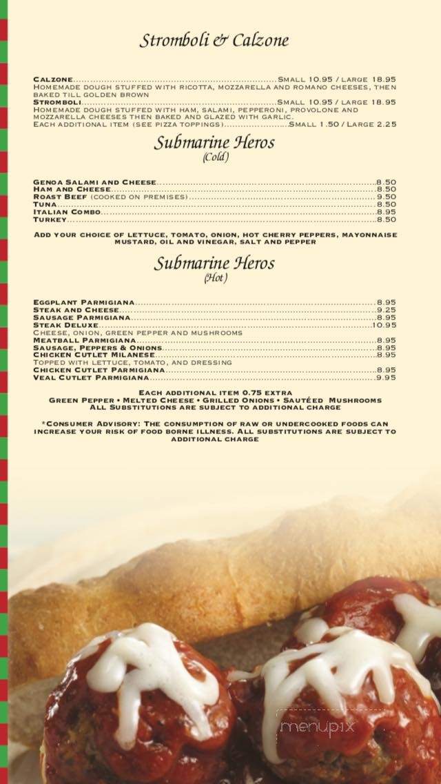 Nino's Pizza & Italian Restaurant - Boca Raton, FL menu_pic