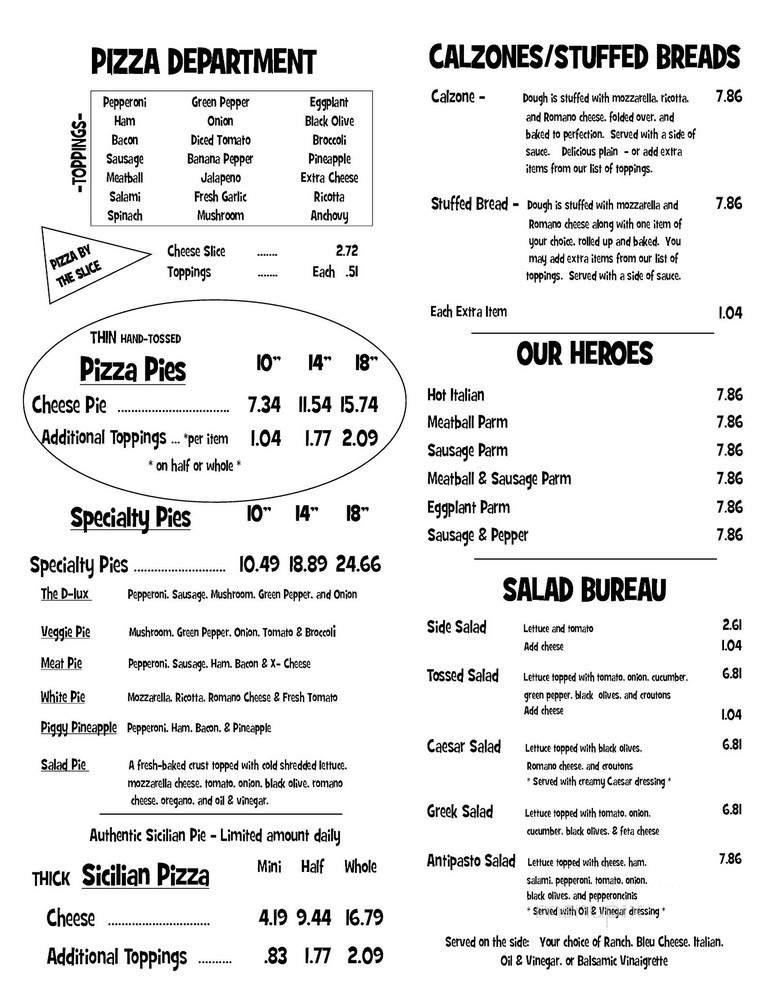 Pizza D-LUX - Fort Myers, FL menu_pic