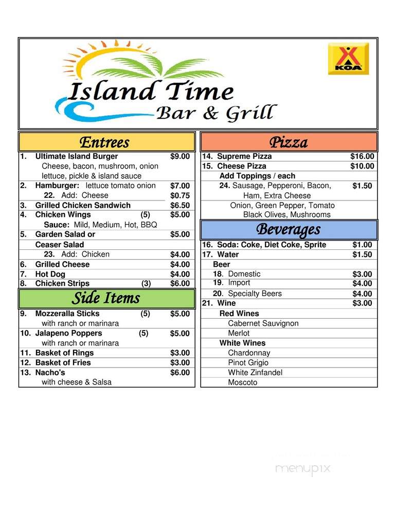 Pacifis Island - Davie, FL menu_pic