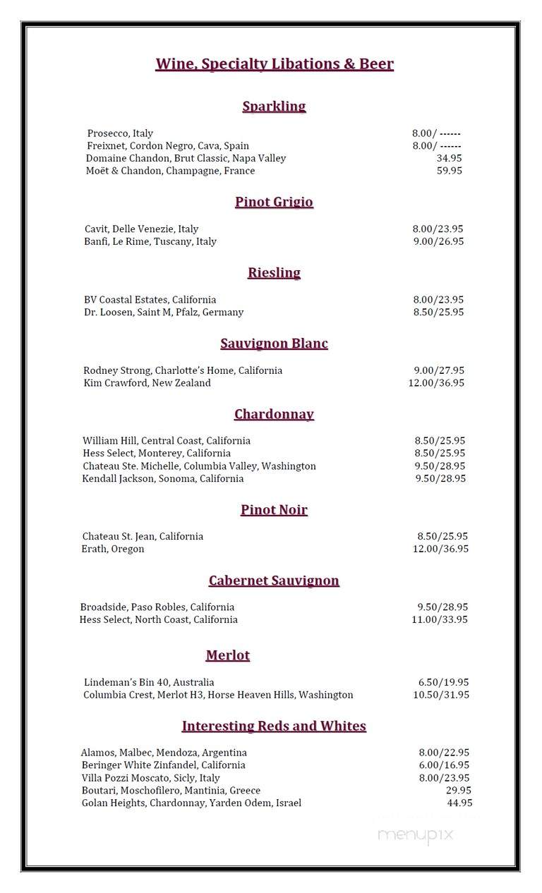 Palm City Grill - Palm City, FL menu_pic