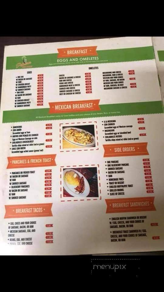 Palmeras Restaurant - Crescent City, FL menu_pic