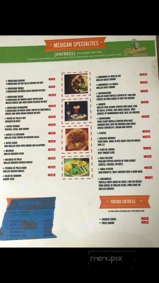 Palmeras Restaurant - Crescent City, FL menu_pic