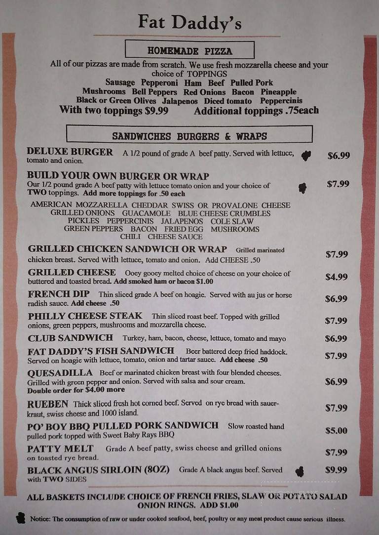Players Grille - Summerfield, FL menu_pic
