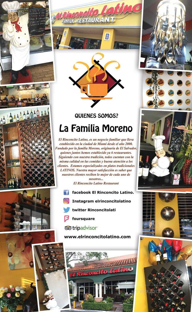 Rinconsito Latino - Miami, FL menu_pic