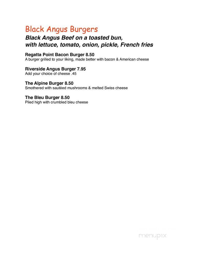 Riverside Cafe - Palmetto, FL menu_pic