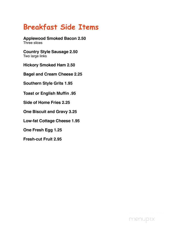 Riverside Cafe - Palmetto, FL menu_pic