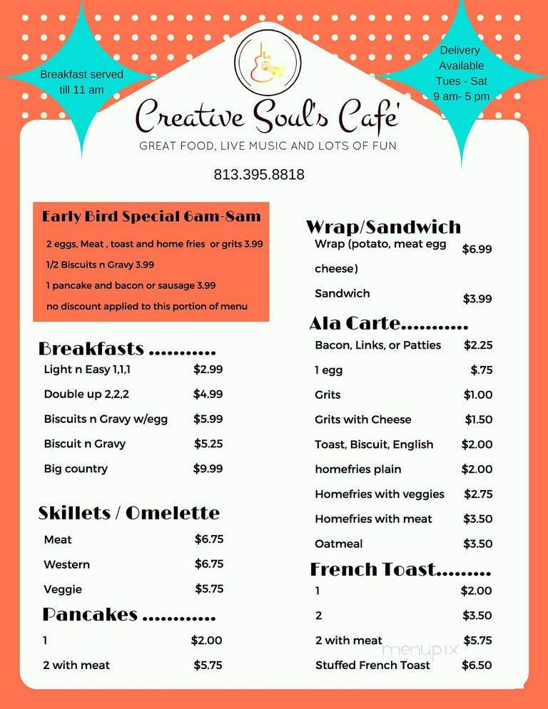 Rock & Soul Caterers - Zephyrhills, FL menu_pic