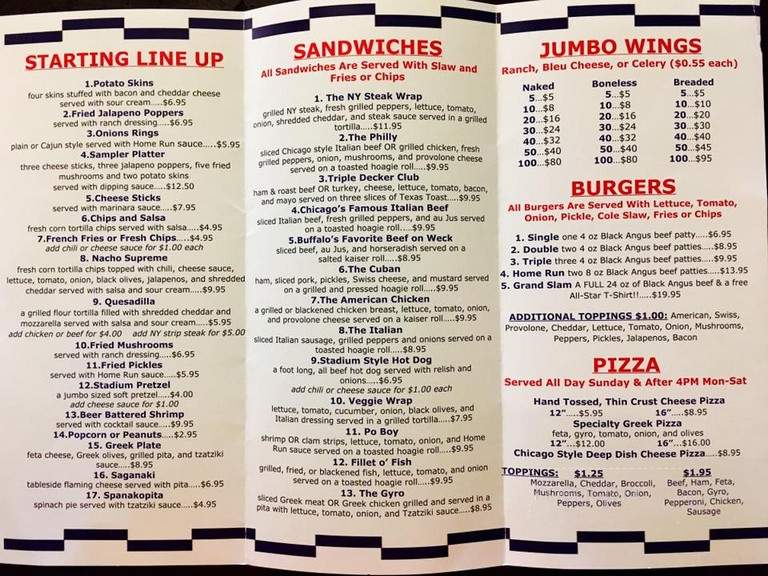 Stars Restaurant - Port Charlotte, FL menu_pic