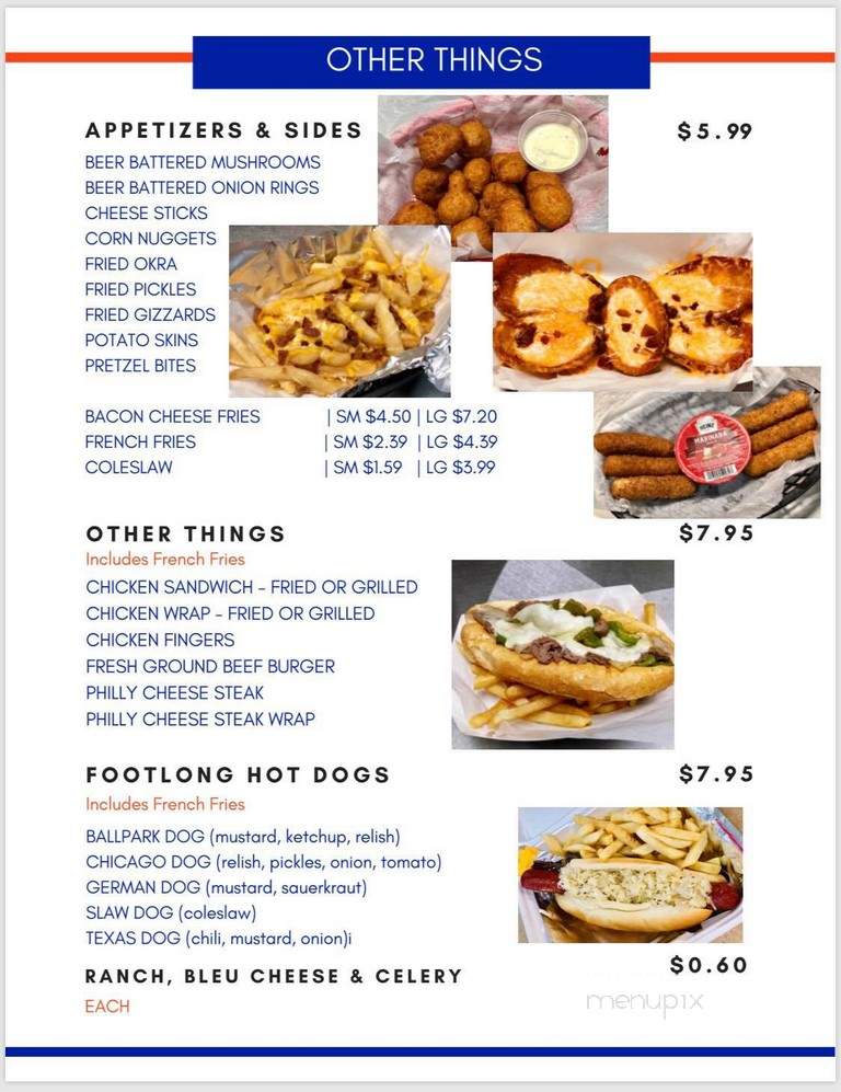 Wings & Things - Sarasota, FL menu_pic