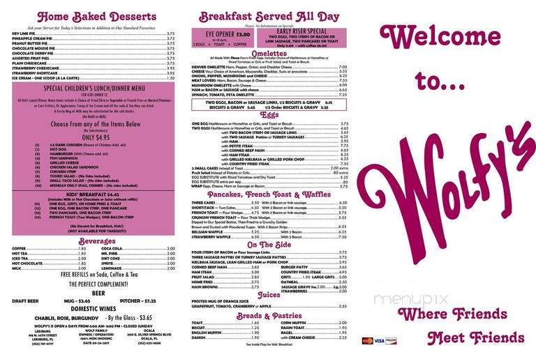 Wolfy's Restaurant - Ocala, FL