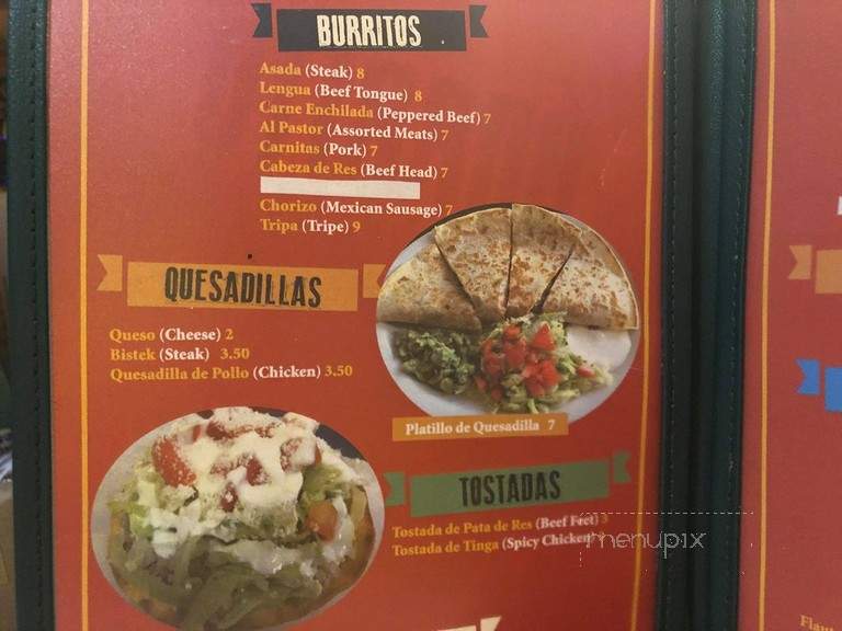Burrito Bandido - Wilmington, DE menu_pic