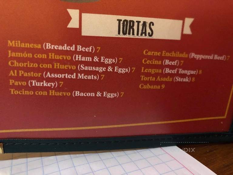 Burrito Bandido - Wilmington, DE menu_pic