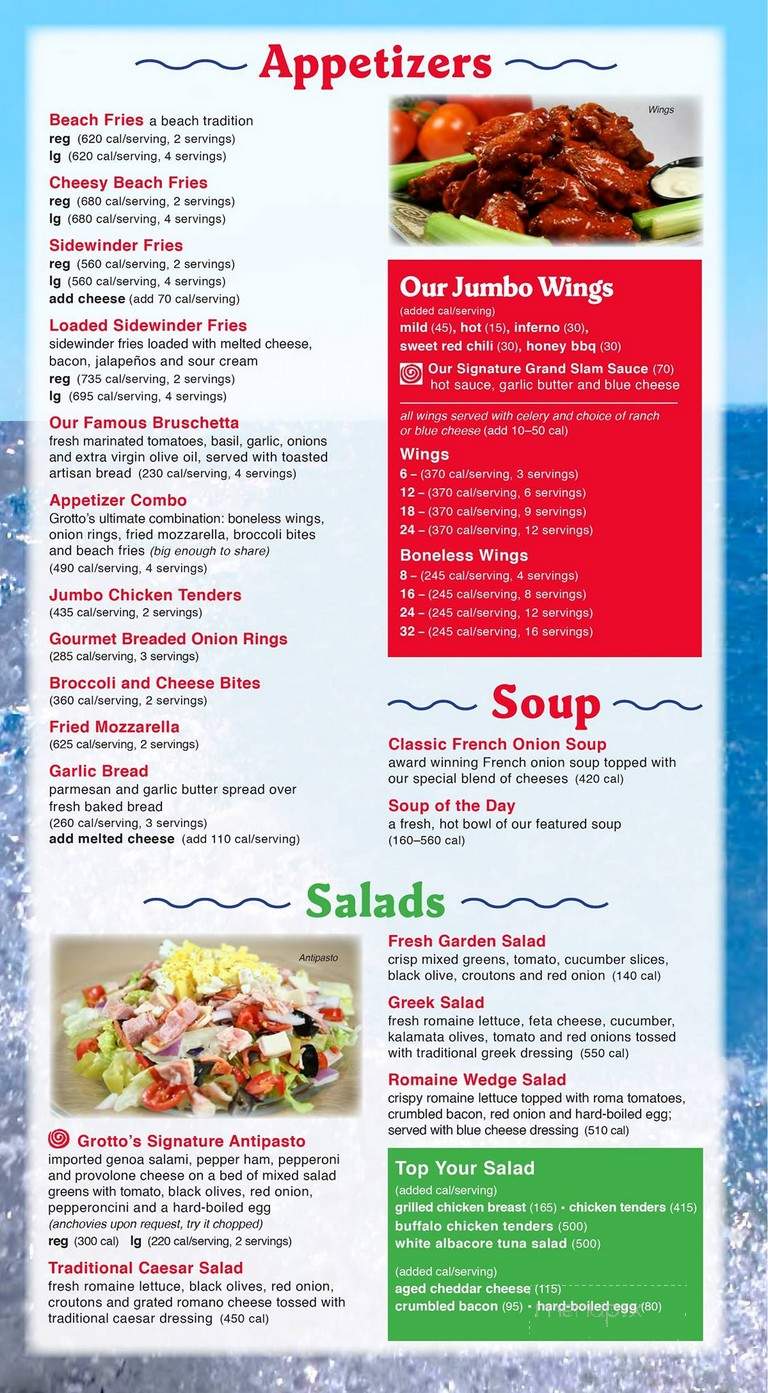Grotto Pizza - Wilmington, DE menu_pic