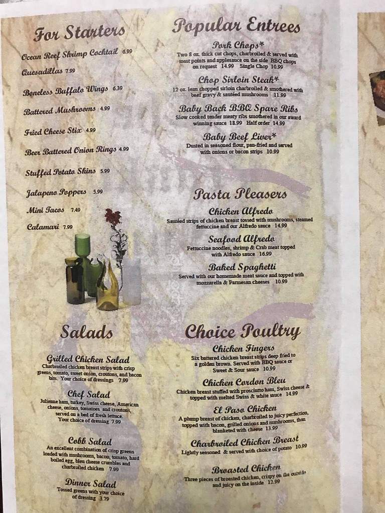 Franklin Inn - Bad Axe, MI menu_pic